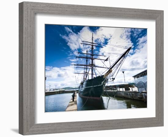 The RRS Discovery, Discovery Museum, Dundee, Scotland, United Kingdom, Europe-Andrew Stewart-Framed Photographic Print