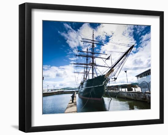 The RRS Discovery, Discovery Museum, Dundee, Scotland, United Kingdom, Europe-Andrew Stewart-Framed Photographic Print