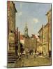 The Rue De Dordrecht, 1884-Eugène Boudin-Mounted Giclee Print