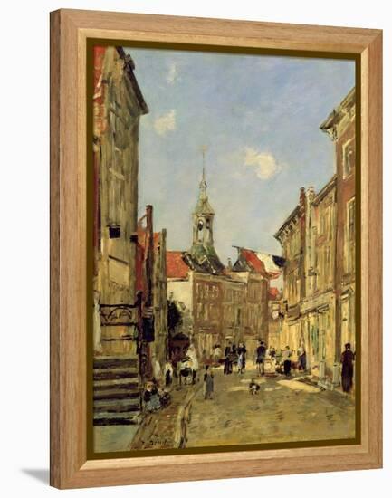 The Rue De Dordrecht, 1884-Eugène Boudin-Framed Premier Image Canvas