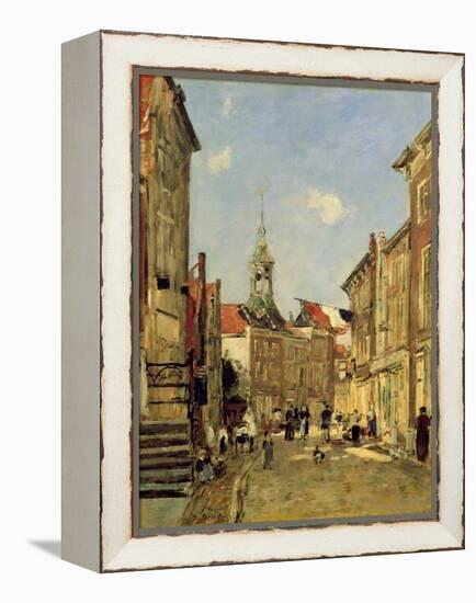 The Rue De Dordrecht, 1884-Eugène Boudin-Framed Premier Image Canvas