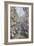 The Rue Montorgueil in Paris, Celebration of June 30, 1878-Claude Monet-Framed Giclee Print