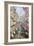 The Rue Montorgueil, Paris, Celebration of June 30, 1878-Claude Monet-Framed Giclee Print