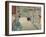 The Rue Mosnier with Flags-Edouard Manet-Framed Giclee Print