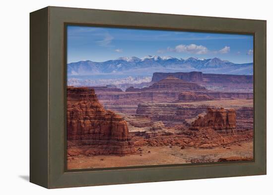 The Rugged Canyons of Canyonlands National Park Seen from the White Rim Trail Near Moab, Utah-Sergio Ballivian-Framed Premier Image Canvas