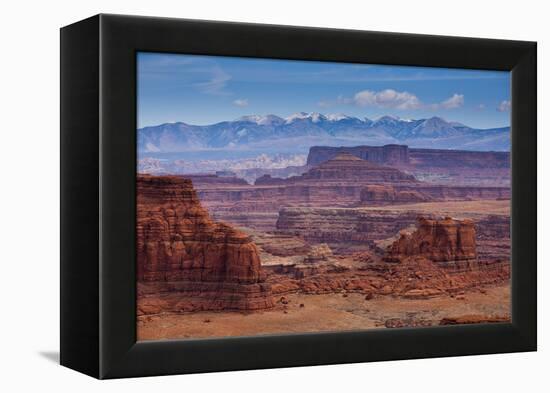 The Rugged Canyons of Canyonlands National Park Seen from the White Rim Trail Near Moab, Utah-Sergio Ballivian-Framed Premier Image Canvas