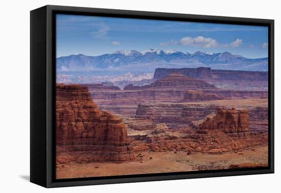 The Rugged Canyons of Canyonlands National Park Seen from the White Rim Trail Near Moab, Utah-Sergio Ballivian-Framed Premier Image Canvas