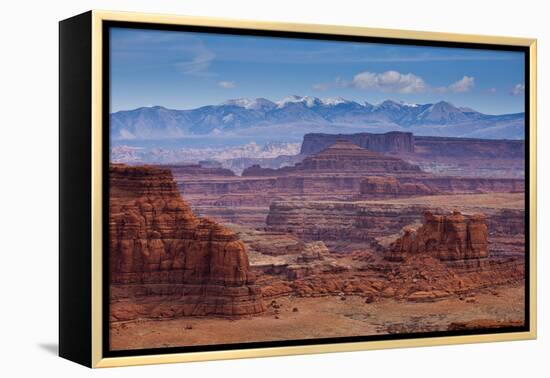 The Rugged Canyons of Canyonlands National Park Seen from the White Rim Trail Near Moab, Utah-Sergio Ballivian-Framed Premier Image Canvas