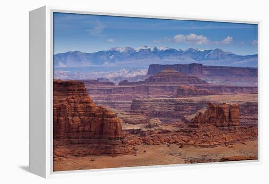 The Rugged Canyons of Canyonlands National Park Seen from the White Rim Trail Near Moab, Utah-Sergio Ballivian-Framed Premier Image Canvas