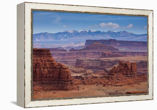 The Rugged Canyons of Canyonlands National Park Seen from the White Rim Trail Near Moab, Utah-Sergio Ballivian-Framed Premier Image Canvas