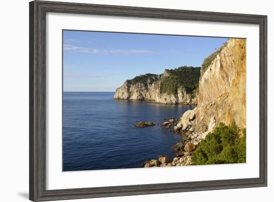 The Rugged Coast Near Sa Tuna, Costa Brava, Catalonia, Spain, Mediterranean, Europe-Robert Harding-Framed Photographic Print