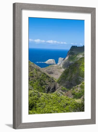 The Rugged West Maui Landscape and Coastline, Maui, Hawaii, United States of America, Pacific-Michael Runkel-Framed Photographic Print