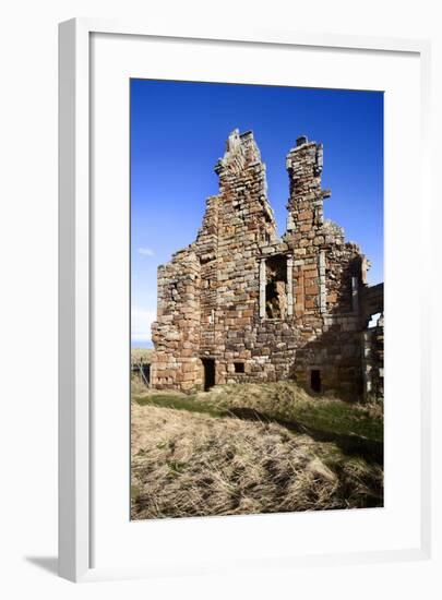 The Ruin of Newark Castle on the Fife Coast Path Near St. Monans, Fife, Scotland, UK-Mark Sunderland-Framed Photographic Print