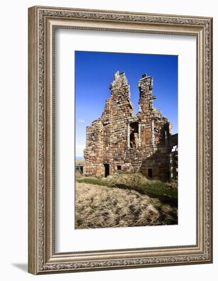 The Ruin of Newark Castle on the Fife Coast Path Near St. Monans, Fife, Scotland, UK-Mark Sunderland-Framed Photographic Print