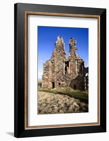 The Ruin of Newark Castle on the Fife Coast Path Near St. Monans, Fife, Scotland, UK-Mark Sunderland-Framed Photographic Print