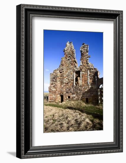 The Ruin of Newark Castle on the Fife Coast Path Near St. Monans, Fife, Scotland, UK-Mark Sunderland-Framed Photographic Print