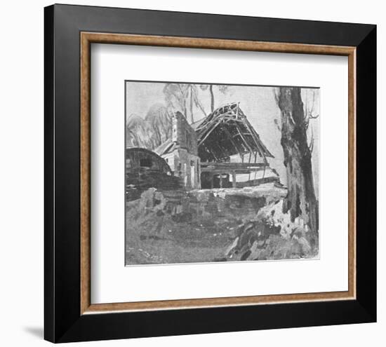 The Ruined Barn-Sir Alfred Munnings-Framed Premium Giclee Print