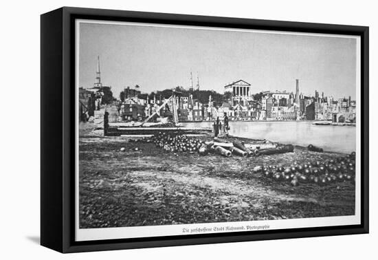 The Ruined City of Richmond, Virginia, at the War's End-American Photographer-Framed Premier Image Canvas