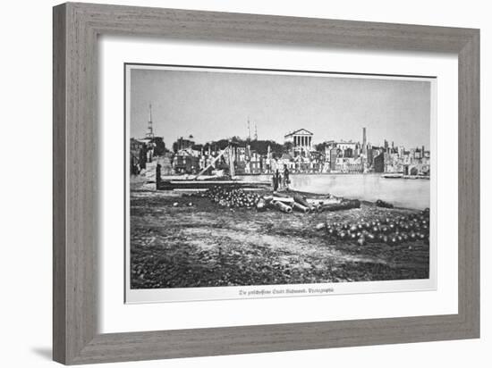 The Ruined City of Richmond, Virginia, at the War's End-American Photographer-Framed Giclee Print