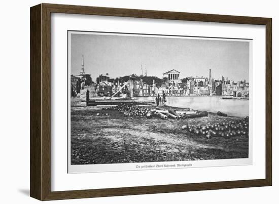 The Ruined City of Richmond, Virginia, at the War's End-American Photographer-Framed Giclee Print