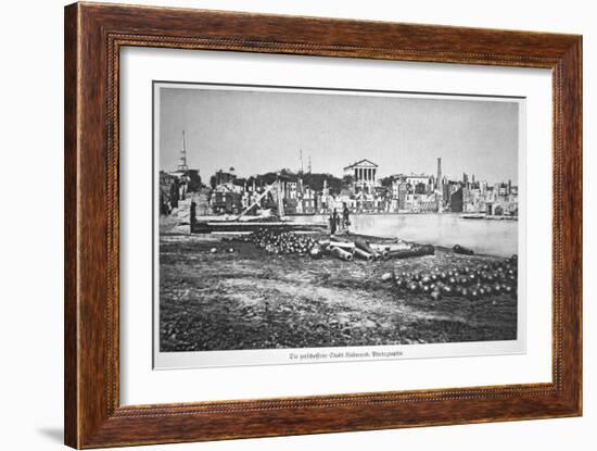 The Ruined City of Richmond, Virginia, at the War's End-American Photographer-Framed Giclee Print
