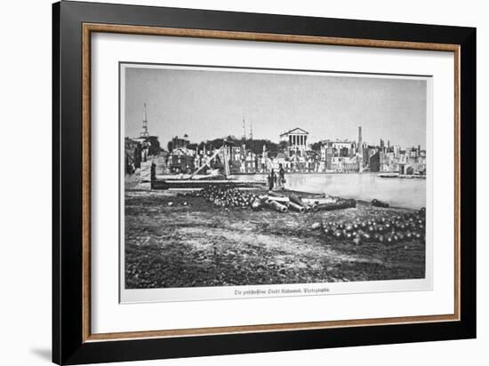 The Ruined City of Richmond, Virginia, at the War's End-American Photographer-Framed Giclee Print