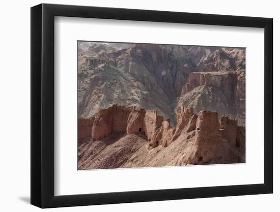 The Ruined City of Shahr-E Zohak in the Bamiyan Province, Afghanistan, Asia-Alex Treadway-Framed Photographic Print