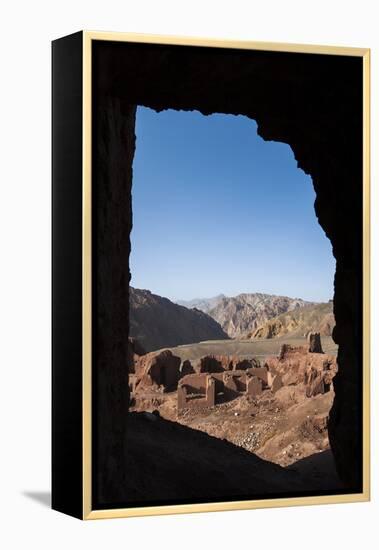The Ruined City of Shahr-E Zohak in the Bamiyan Province, Afghanistan, Asia-Alex Treadway-Framed Premier Image Canvas