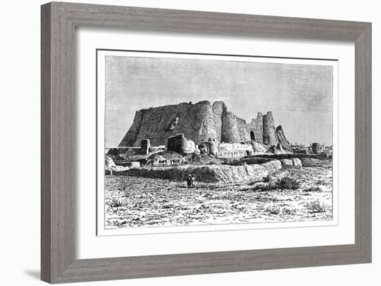 The Ruined Fortress of Veramin, Persia (Ira), 1895-Armand Kohl-Framed Giclee Print