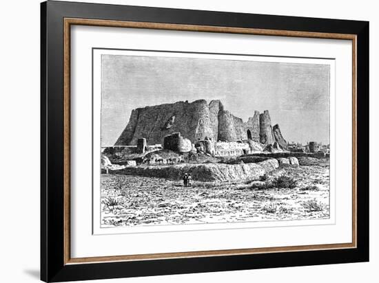 The Ruined Fortress of Veramin, Persia (Ira), 1895-Armand Kohl-Framed Giclee Print