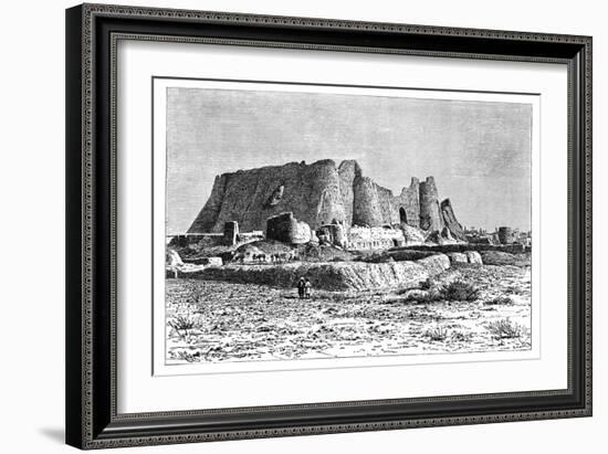 The Ruined Fortress of Veramin, Persia (Ira), 1895-Armand Kohl-Framed Giclee Print