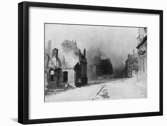 The Ruins of Cambrai, France, First World War, 1918-null-Framed Giclee Print