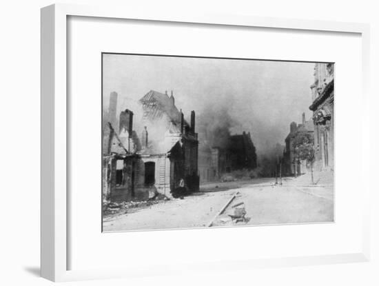 The Ruins of Cambrai, France, First World War, 1918-null-Framed Giclee Print