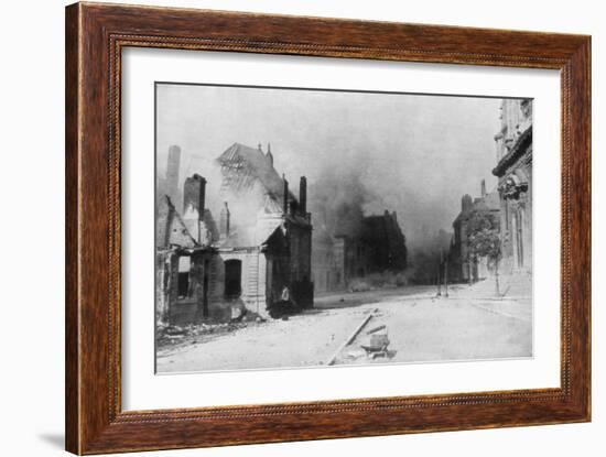 The Ruins of Cambrai, France, First World War, 1918-null-Framed Giclee Print