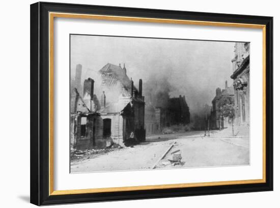 The Ruins of Cambrai, France, First World War, 1918-null-Framed Giclee Print