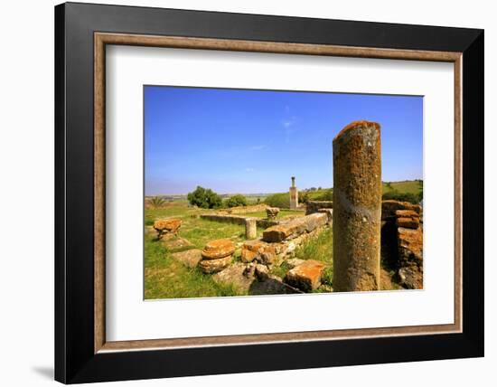 The Ruins of Chellah with Minaret, Rabat, Morocco, North Africa, Africa-Neil Farrin-Framed Photographic Print