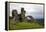 The ruins of Dinas Bran, a medieval castle near Llangollen, Denbighshire, Wales, United Kingdom, Eu-David Pickford-Framed Premier Image Canvas