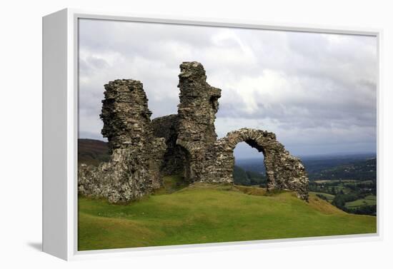 The ruins of Dinas Bran, a medieval castle near Llangollen, Denbighshire, Wales, United Kingdom, Eu-David Pickford-Framed Premier Image Canvas