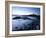 The Ruins of Dunstanburgh Castle at Dawn with Greymare Rock Partly Sumberged and the Sea, Embleton-Lee Frost-Framed Photographic Print