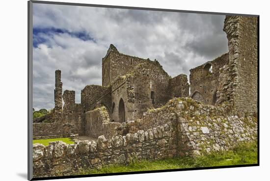 The ruins of Hore Abbey, near the ruins of the Rock of Cashel, Cashel, County Tipperary, Munster, R-Nigel Hicks-Mounted Photographic Print
