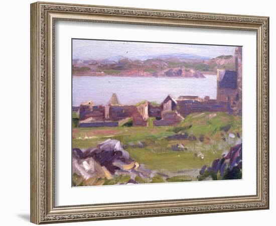 The Ruins of Iona Abbey-Francis Campbell Boileau Cadell-Framed Giclee Print