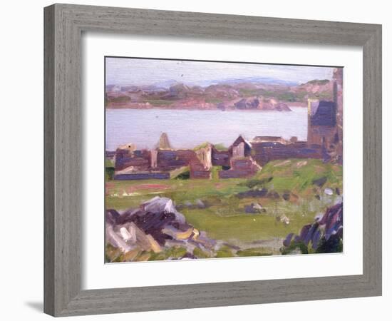 The Ruins of Iona Abbey-Francis Campbell Boileau Cadell-Framed Giclee Print