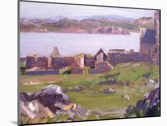 The Ruins of Iona Abbey-Francis Campbell Boileau Cadell-Mounted Giclee Print