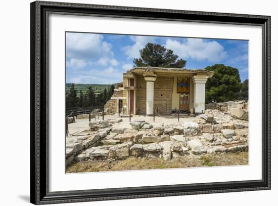 The Ruins of Knossos, the Largest Bronze Age Archaeological Site, Minoan Civilization-Michael Runkel-Framed Photographic Print