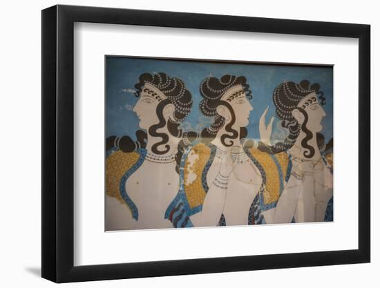 The Ruins of Knossos, the Largest Bronze Age Archaeological Site, Minoan Civilization-Michael Runkel-Framed Photographic Print