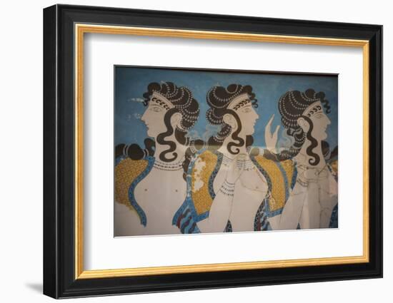 The Ruins of Knossos, the Largest Bronze Age Archaeological Site, Minoan Civilization-Michael Runkel-Framed Photographic Print