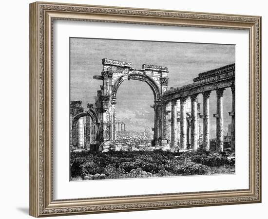 The Ruins of Palmyra, Syria, 19th Century-Benoist-Framed Giclee Print