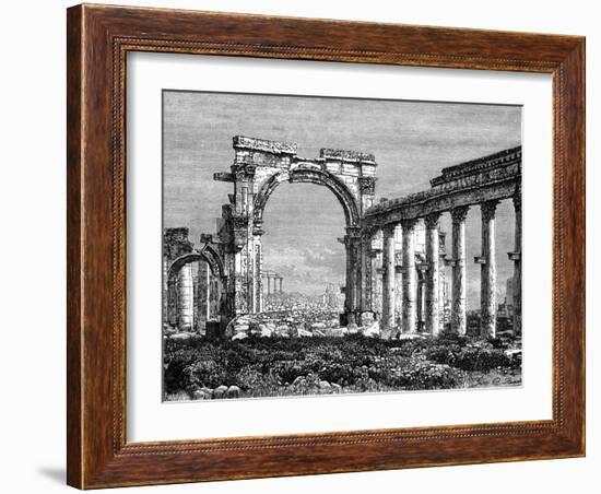 The Ruins of Palmyra, Syria, 19th Century-Benoist-Framed Giclee Print