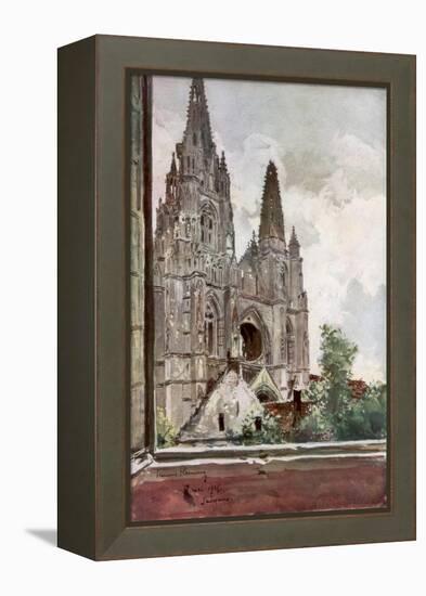 The Ruins of Saint Jean Des Vignes Abbey, Soissons, France, 17 May 1915-Francois Flameng-Framed Premier Image Canvas