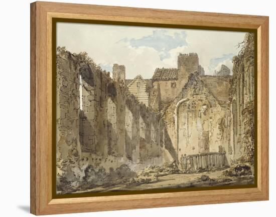 The Ruins of the Chapel in the Savoy Palace-Thomas Girtin-Framed Premier Image Canvas